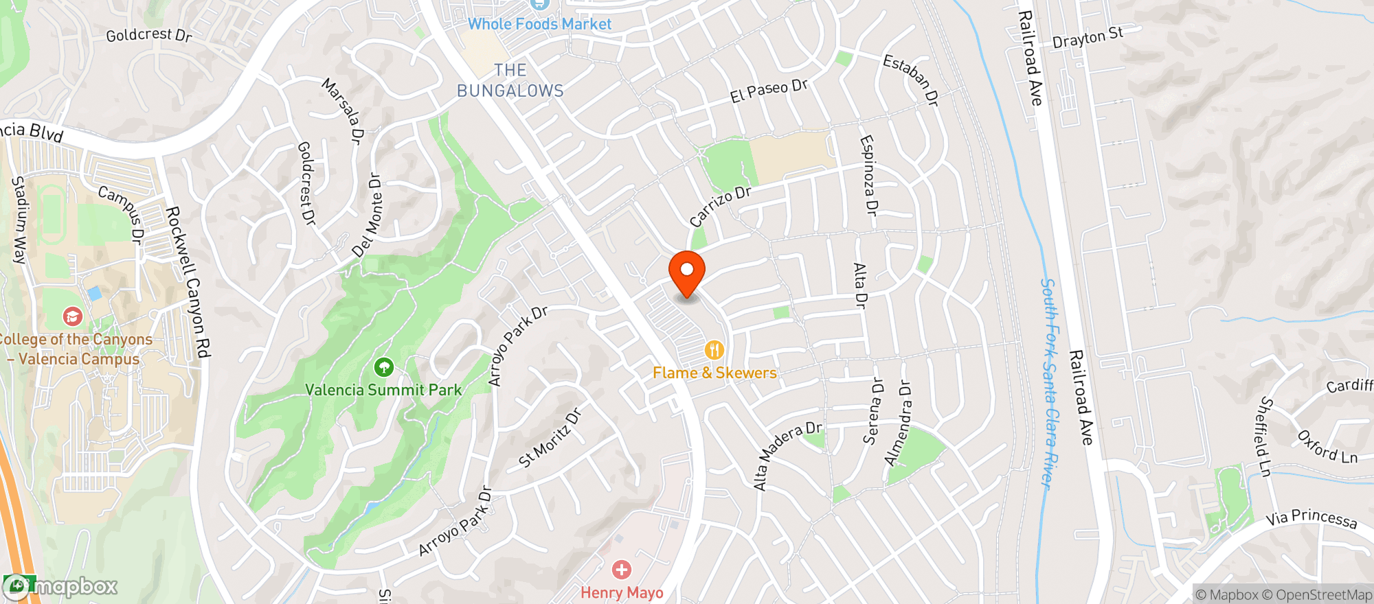 Map showing Ralphs