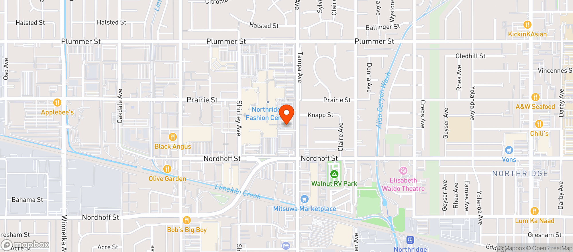 Map showing Yard House #8342