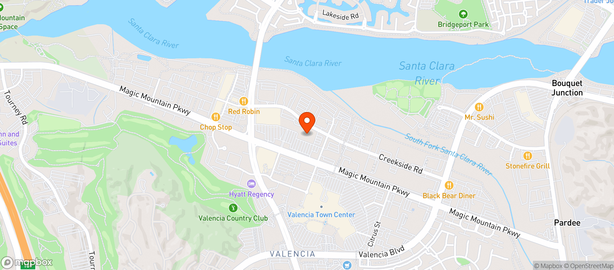 Map showing Total Wine