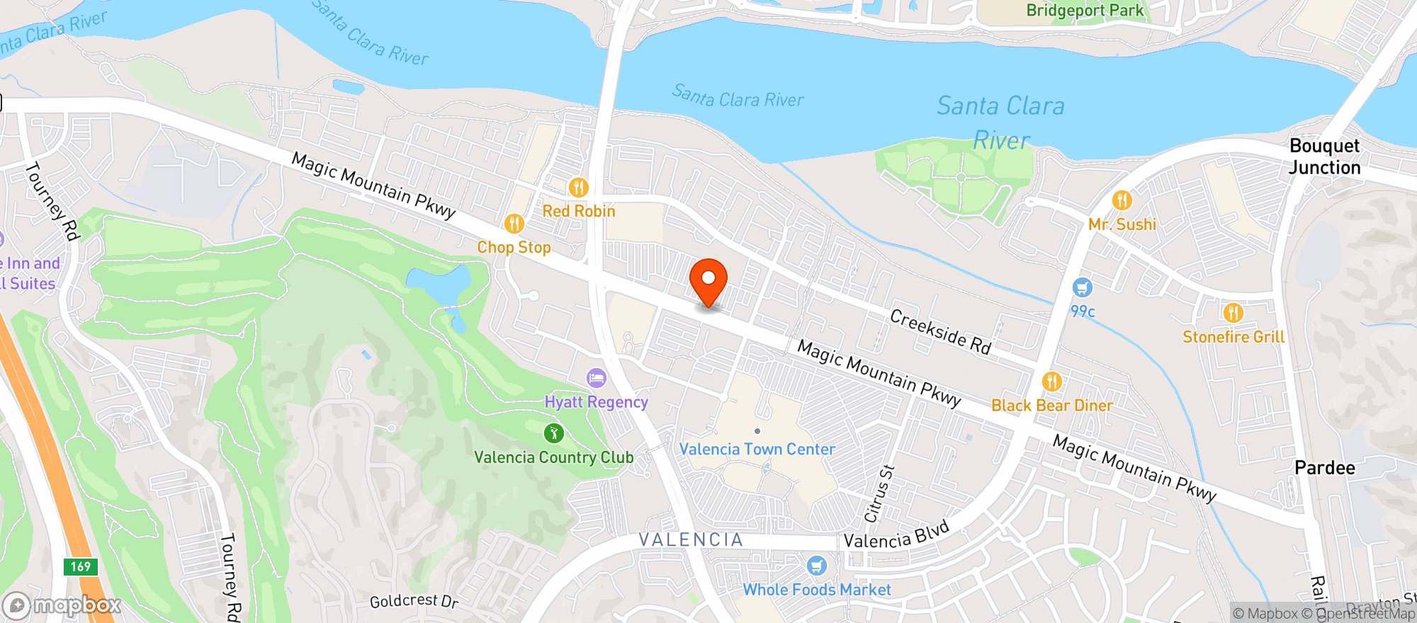 Map showing Sprouts Farmers Market