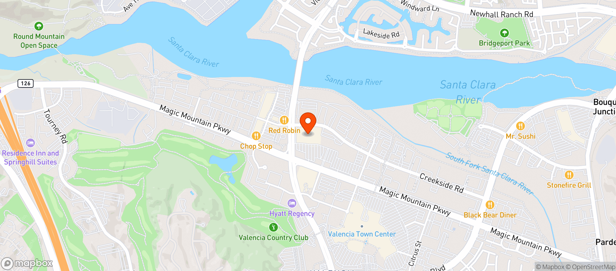 Map showing Target