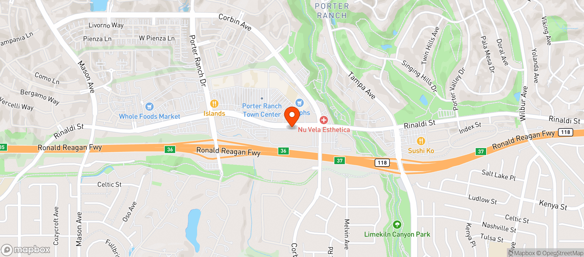 Map showing Ralphs