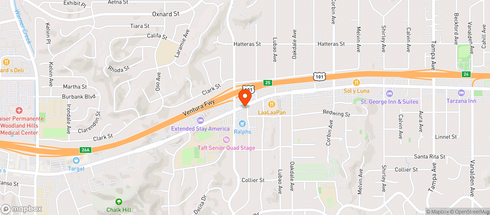 Map showing Ralphs