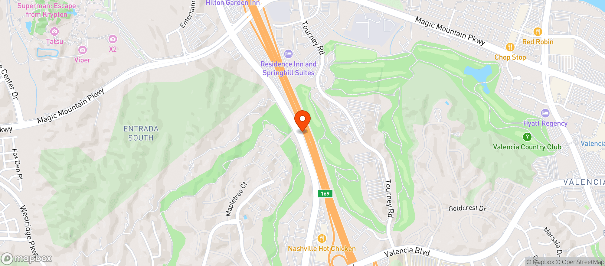 Map showing BevMo