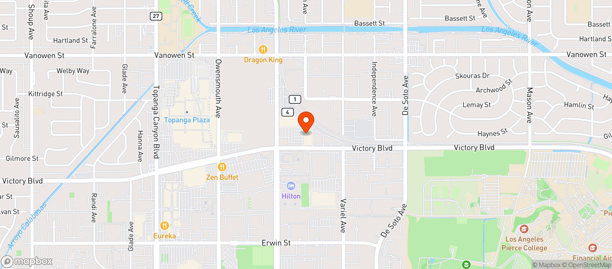 Map showing BevMo