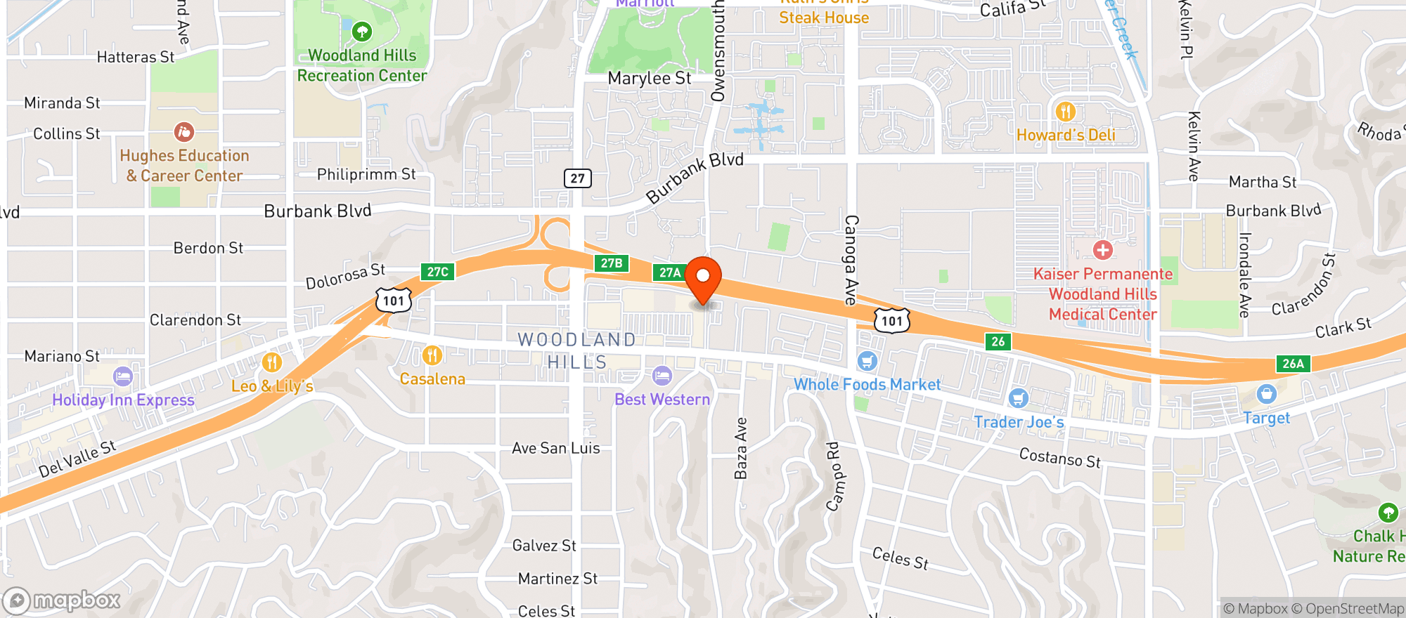 Map showing Sprouts Farmers Market