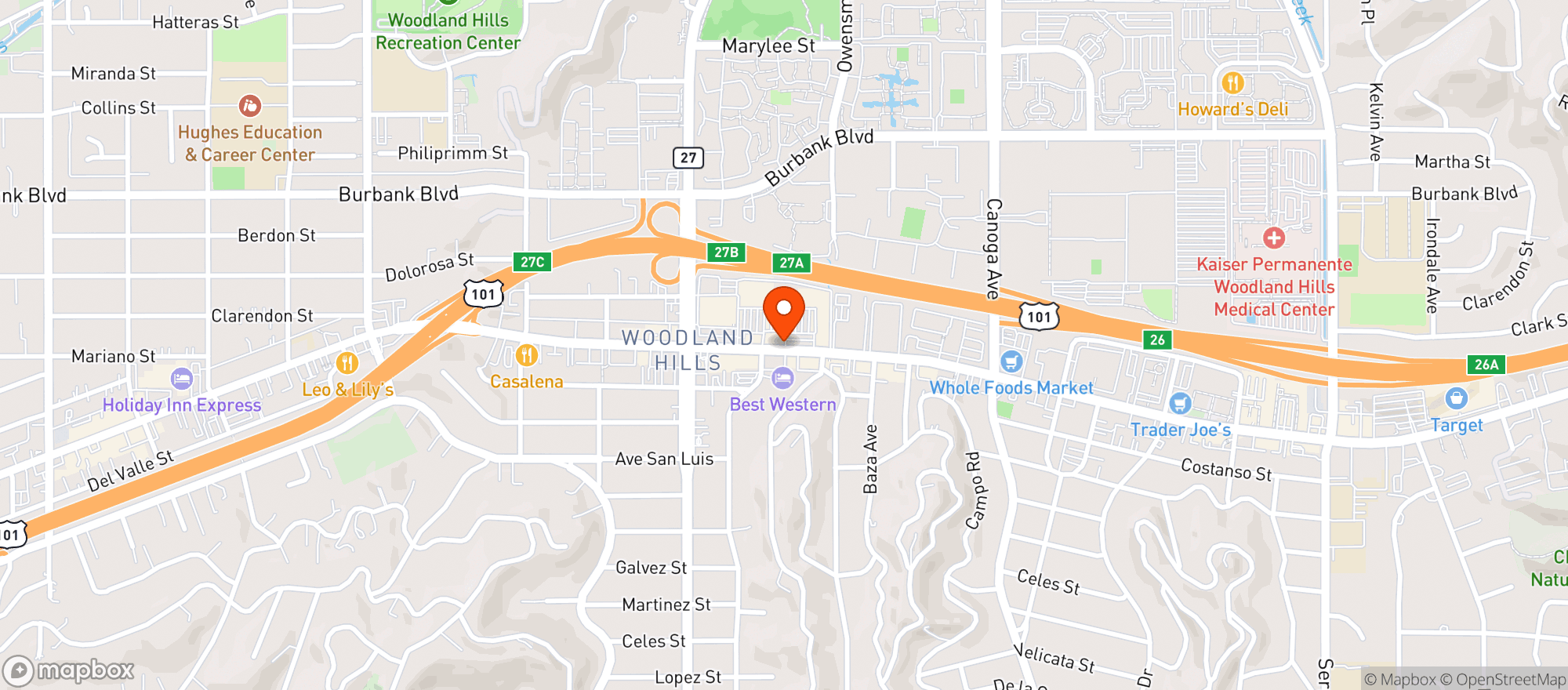 Map showing Carlson Liquor