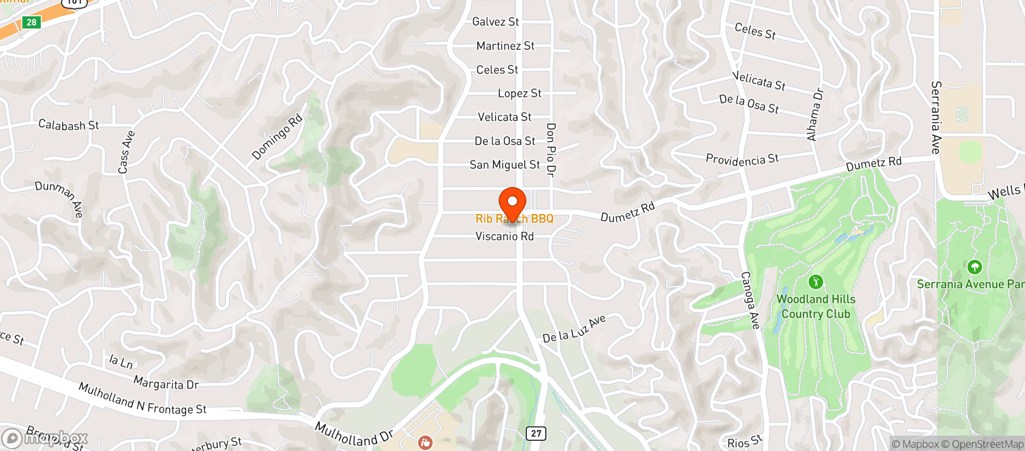 Map showing Casa De Smokes