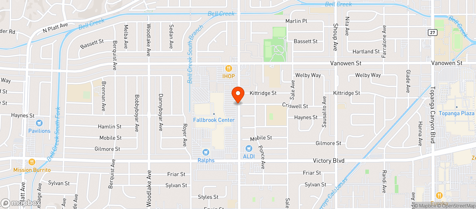 Map showing Target