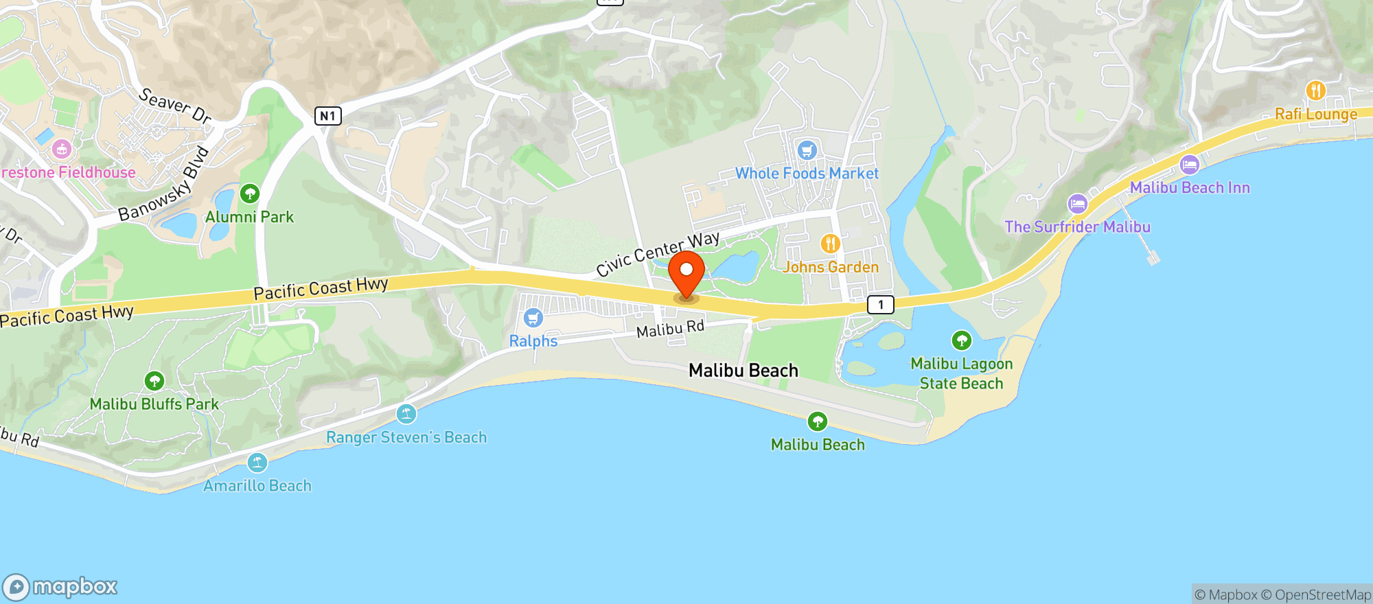 Map showing Chevron