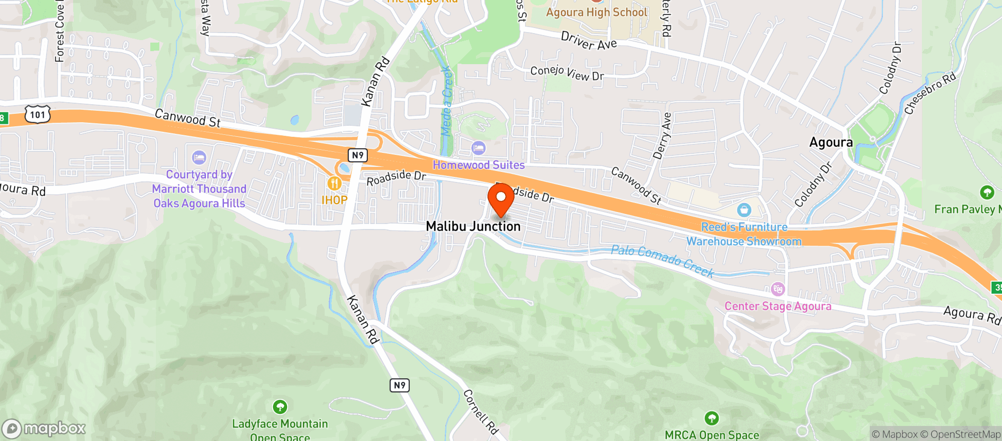 Map showing Plata Taqueria & Cantina