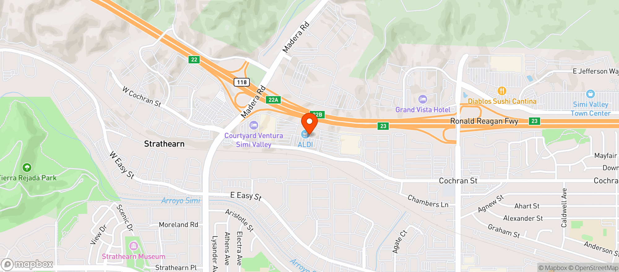 Map showing Simi Valley