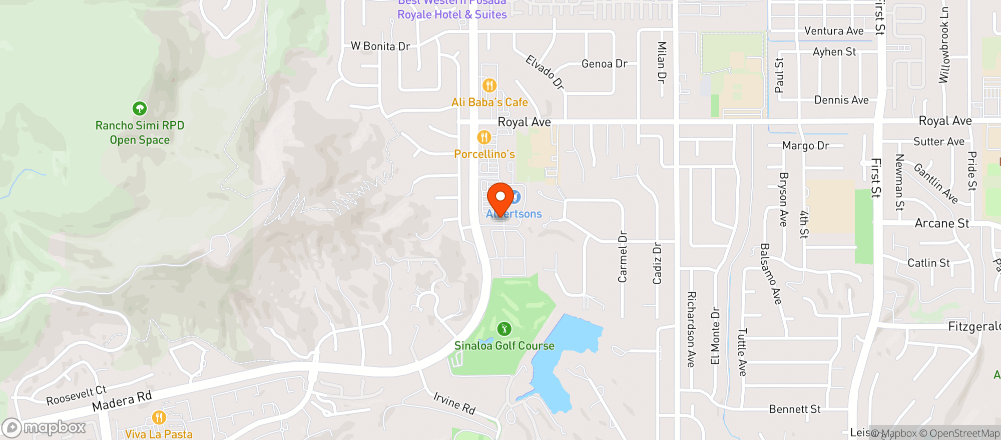 Map showing Hookah Valley