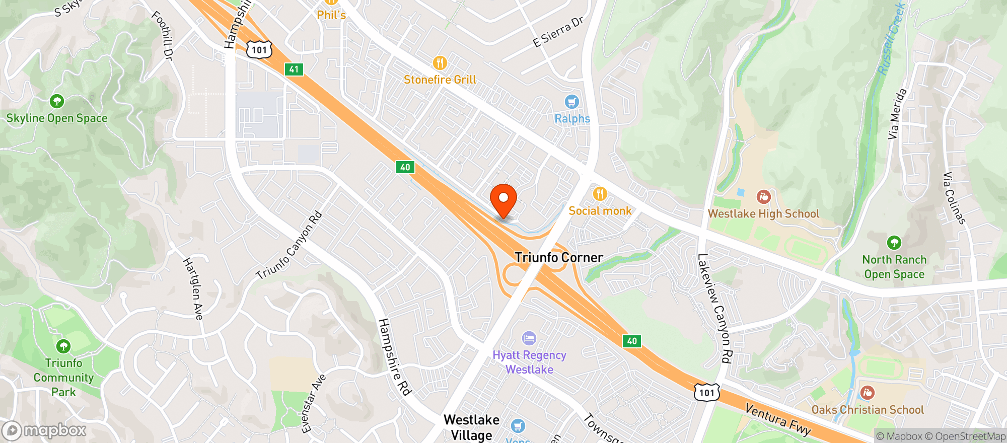 Map showing BevMo