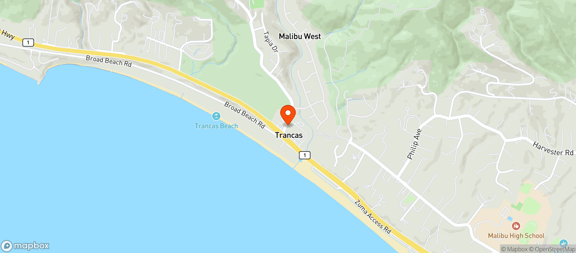Map showing Chevron