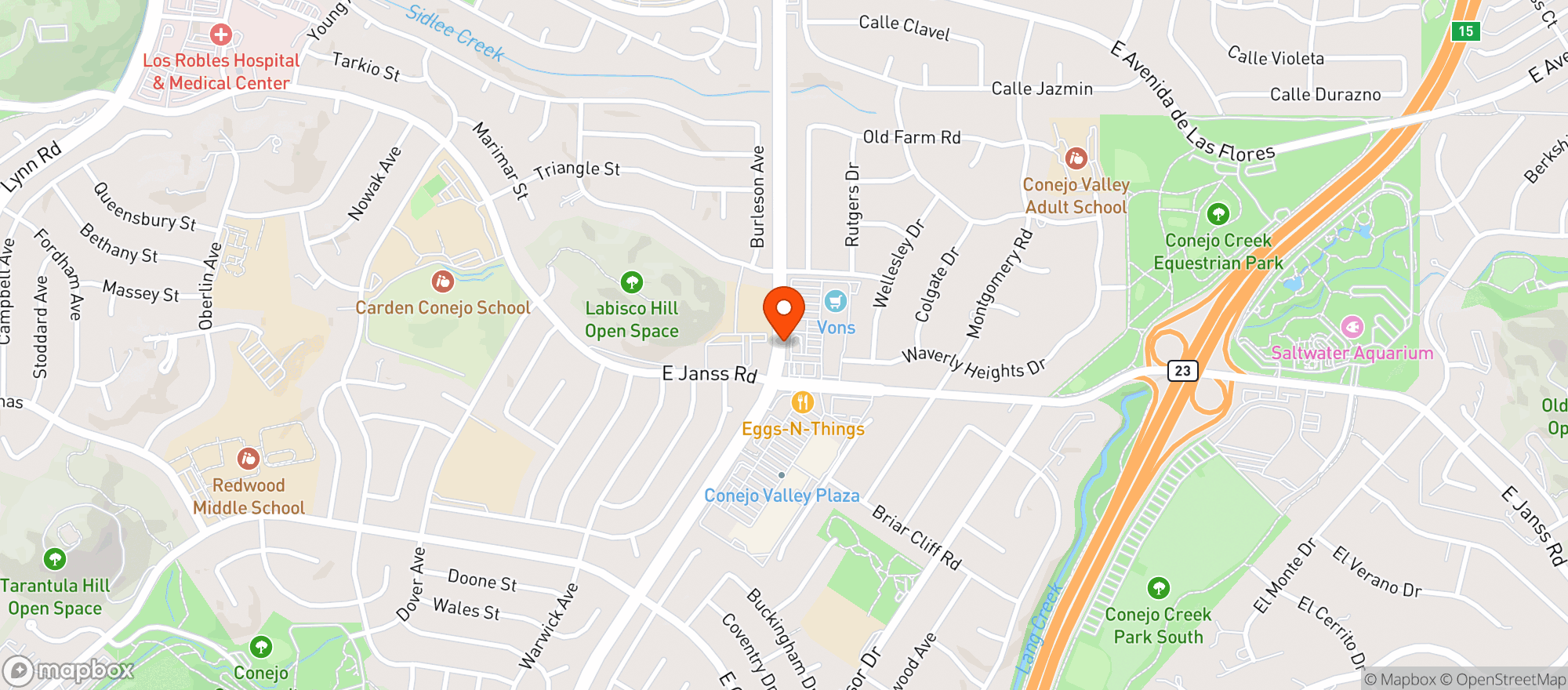 Map showing Cigar House & Cigarettes - Thousand Oaks