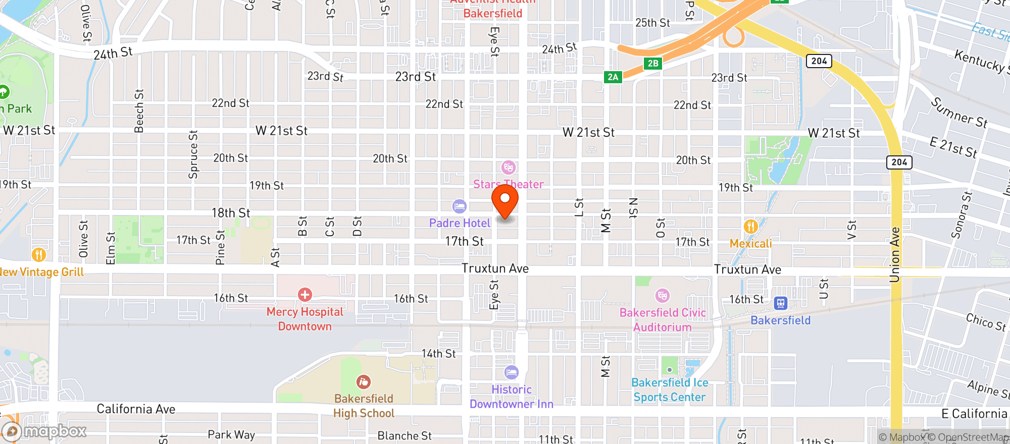 Map showing Off The Rails