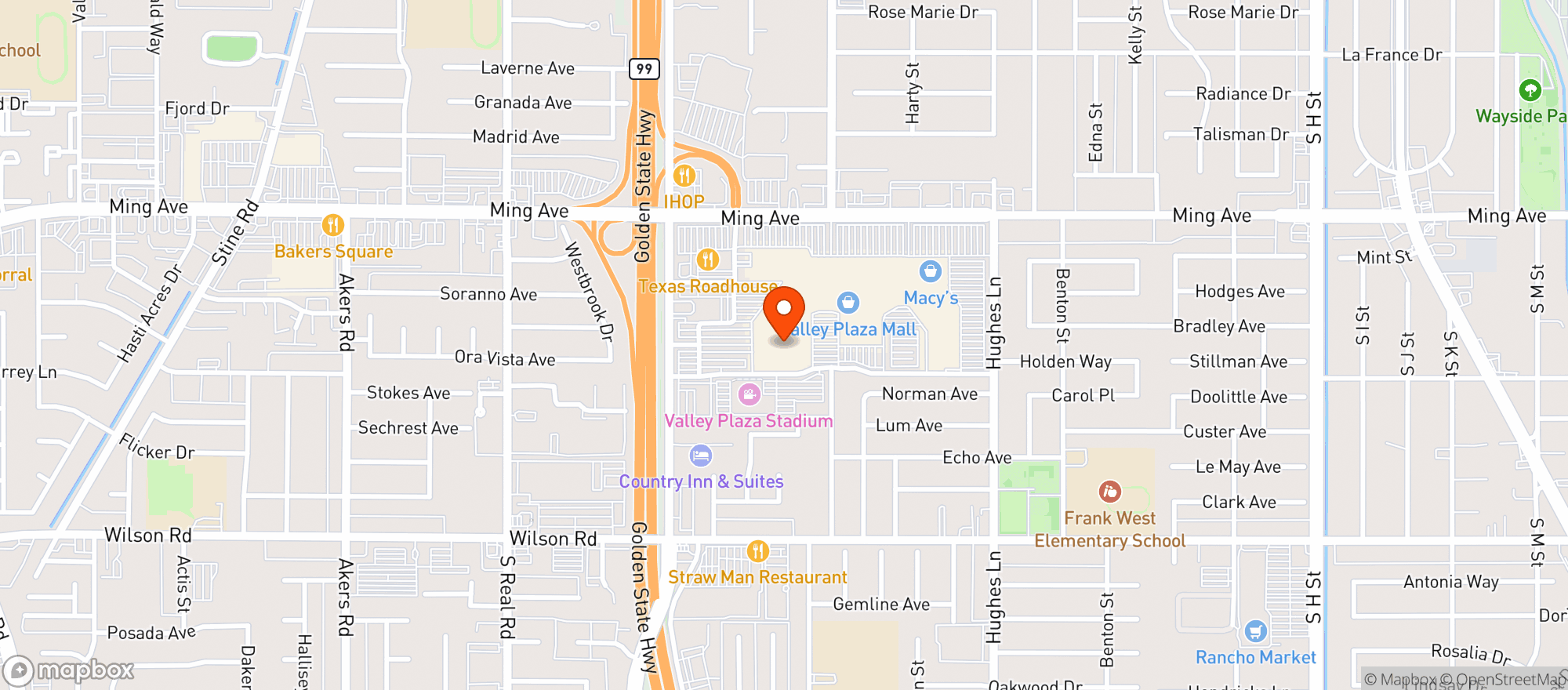 Map showing TARGET