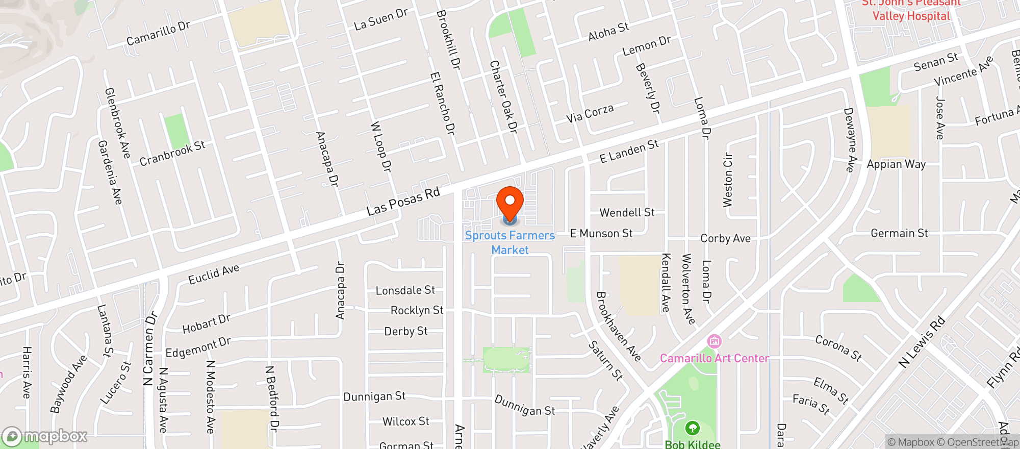 Map showing SPROUTS FARMERS MARKET