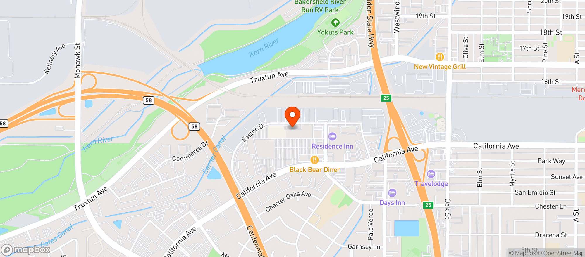 Map showing Lassens Natural