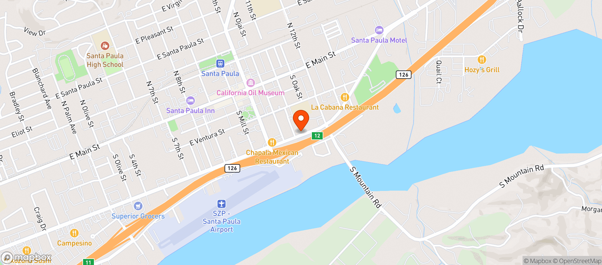 Map showing HARVARD LIQUOR
