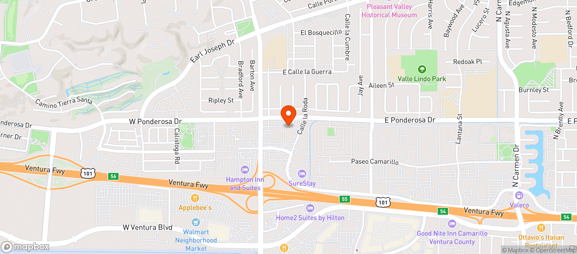 Map showing Ralphs