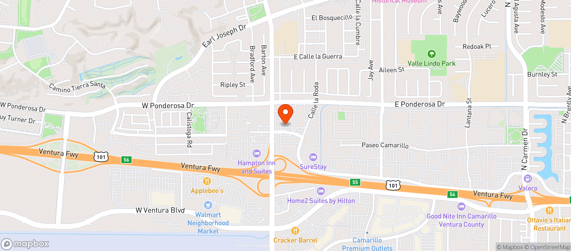 Map showing Adolfo Grill
