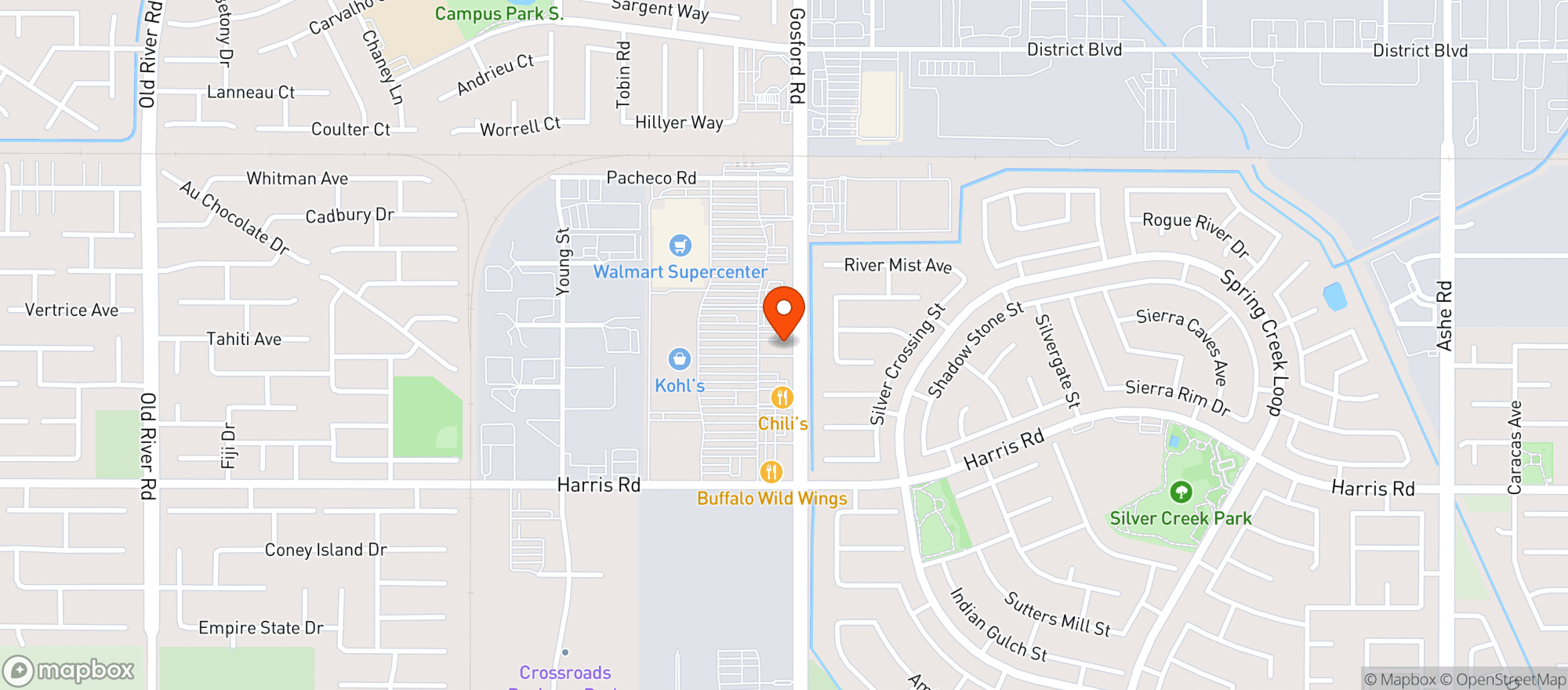 Map showing Gnc
