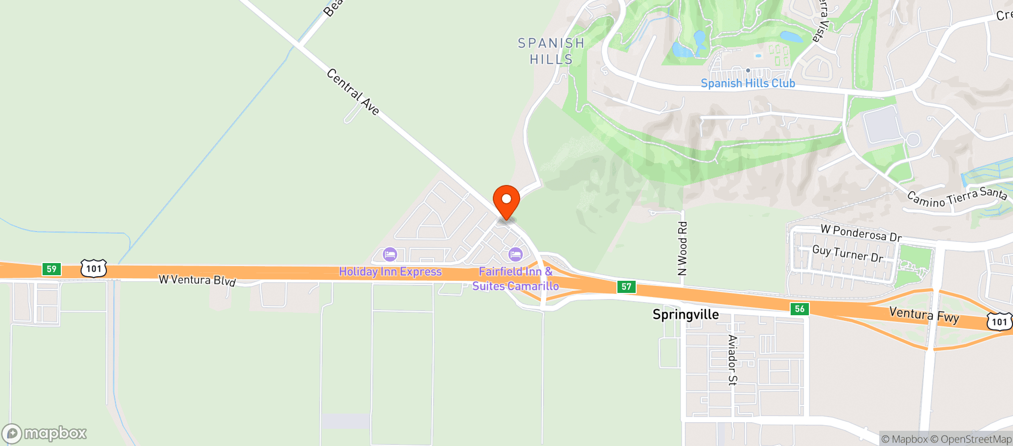 Map showing SPORTSMAN RESTAURANT #0