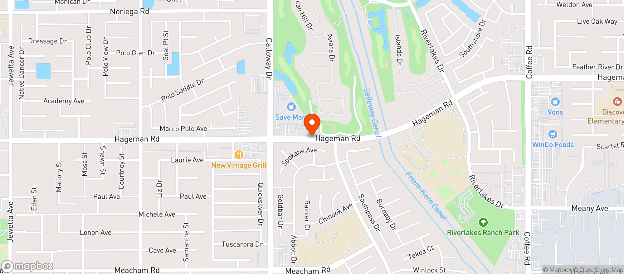 Map showing Social House Kitchen & Bar