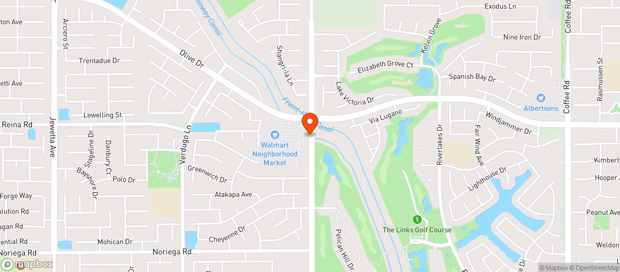 Map showing Walmart Neighborhood Mkt