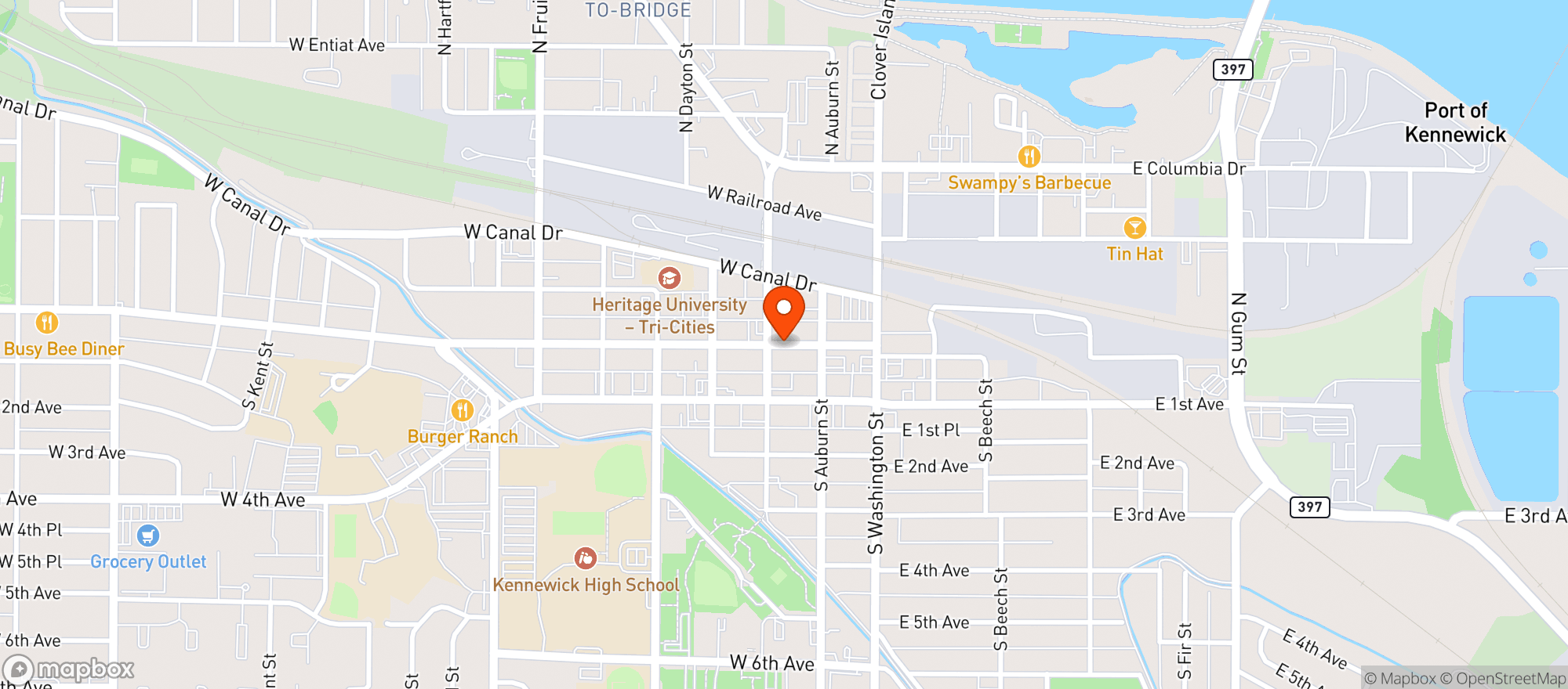 Map showing Players Sportsbar & Grill