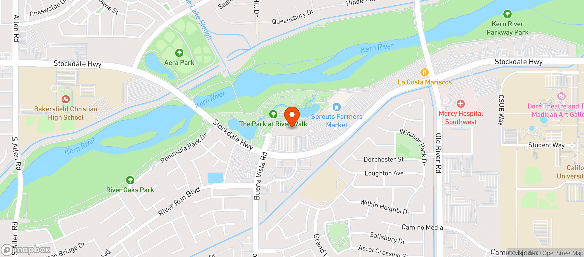 Map showing Target