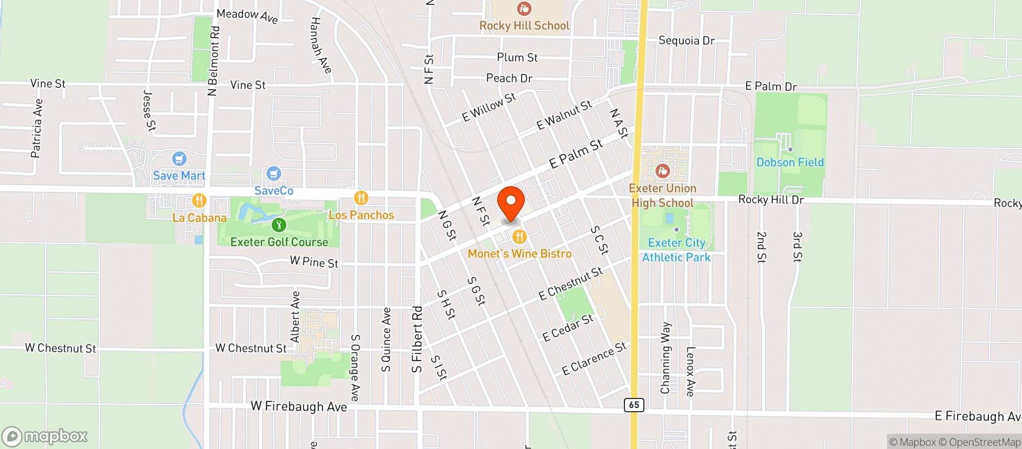Map showing Vip Pizza