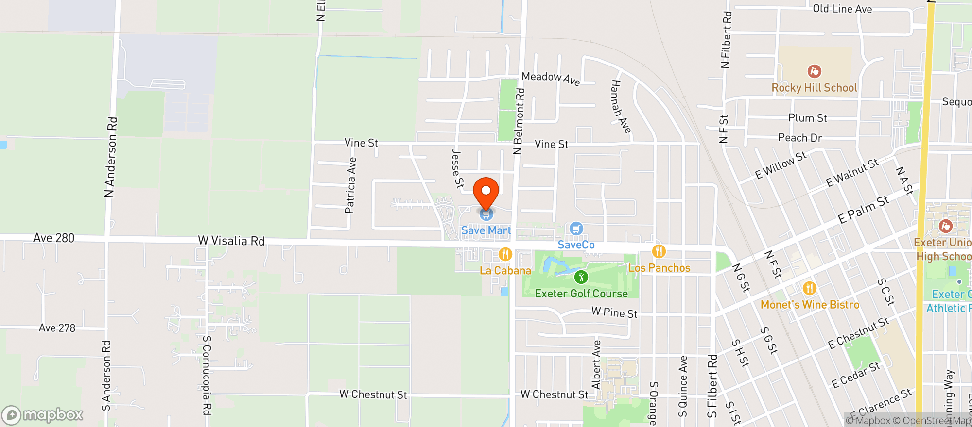 Map showing Save Mart Supermarket #40