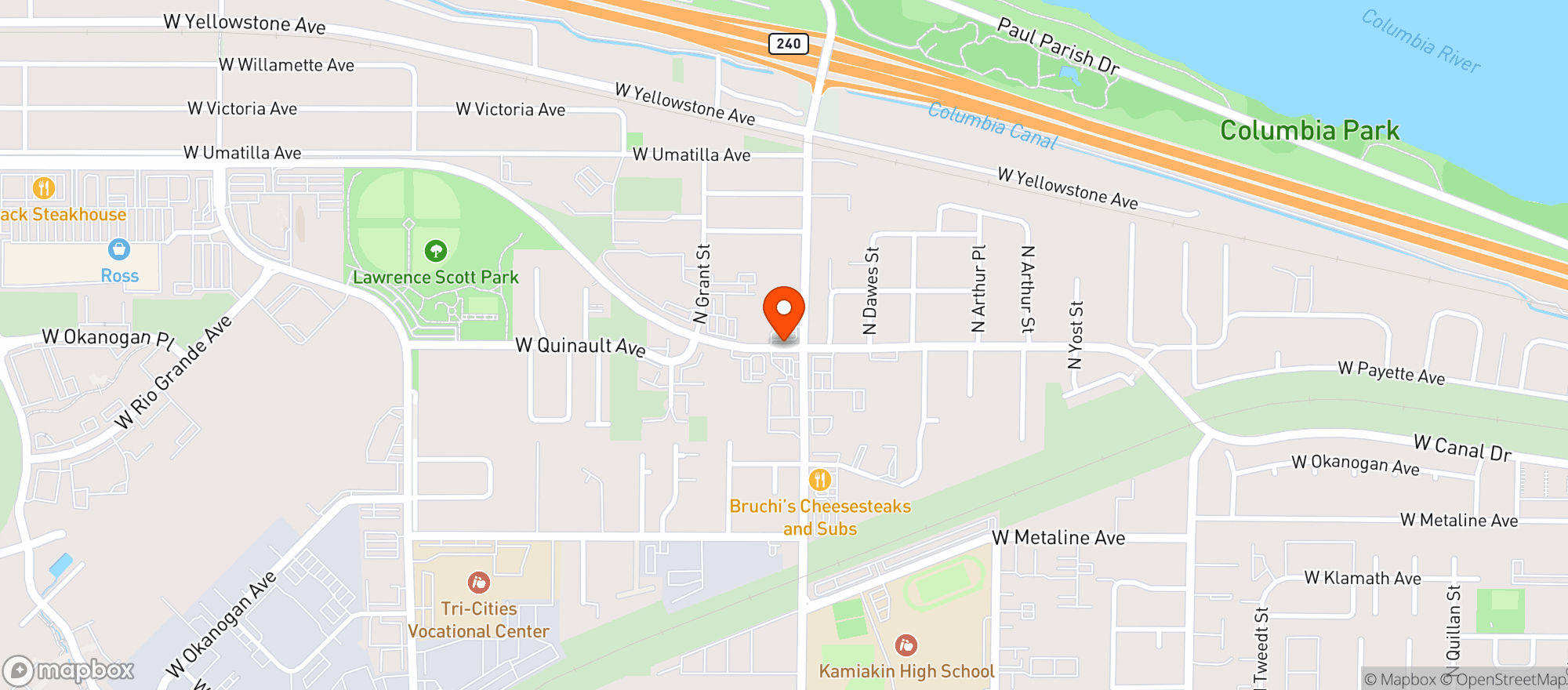 Map showing Rocket Mart