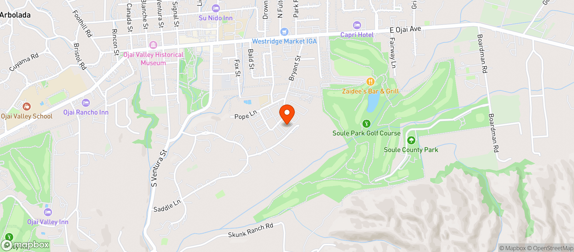 Map showing Sespe Creek Collective