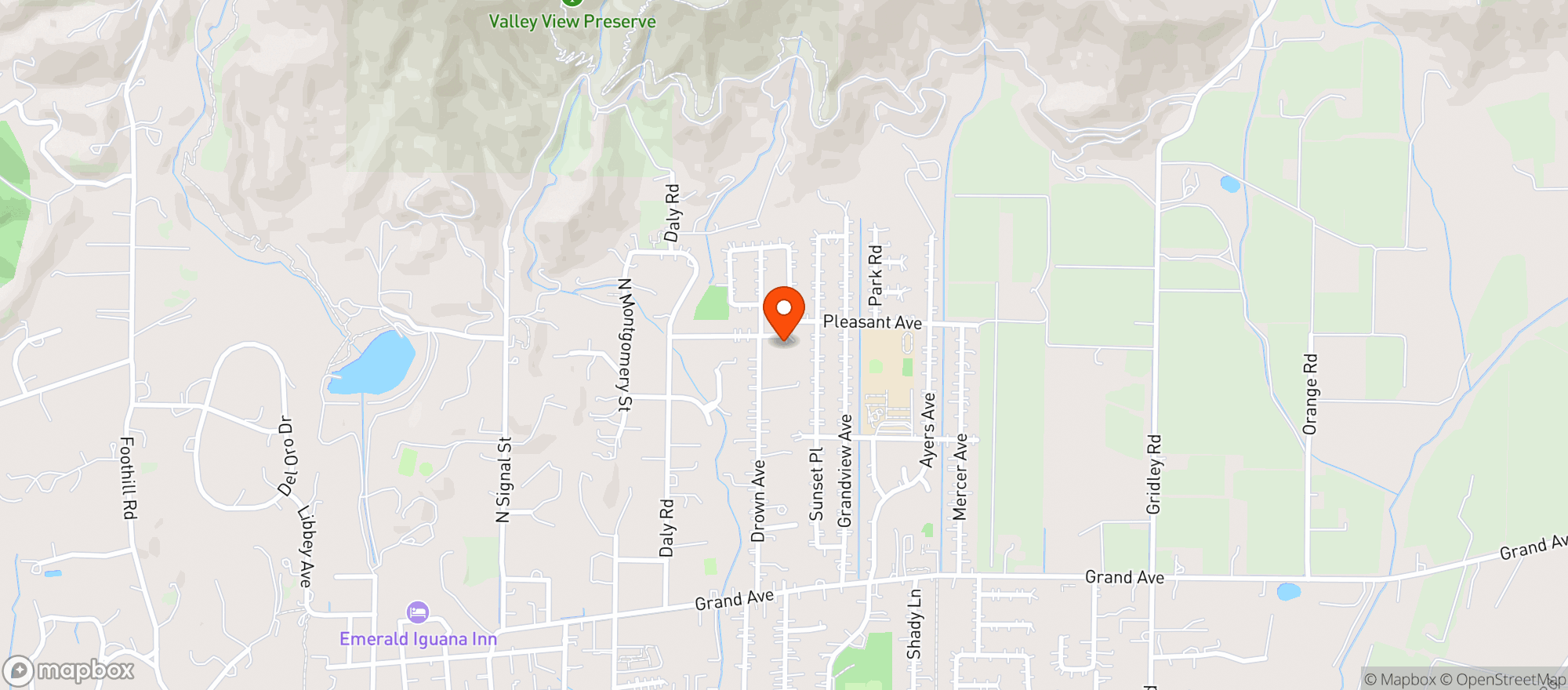 Map showing Ojai General Store