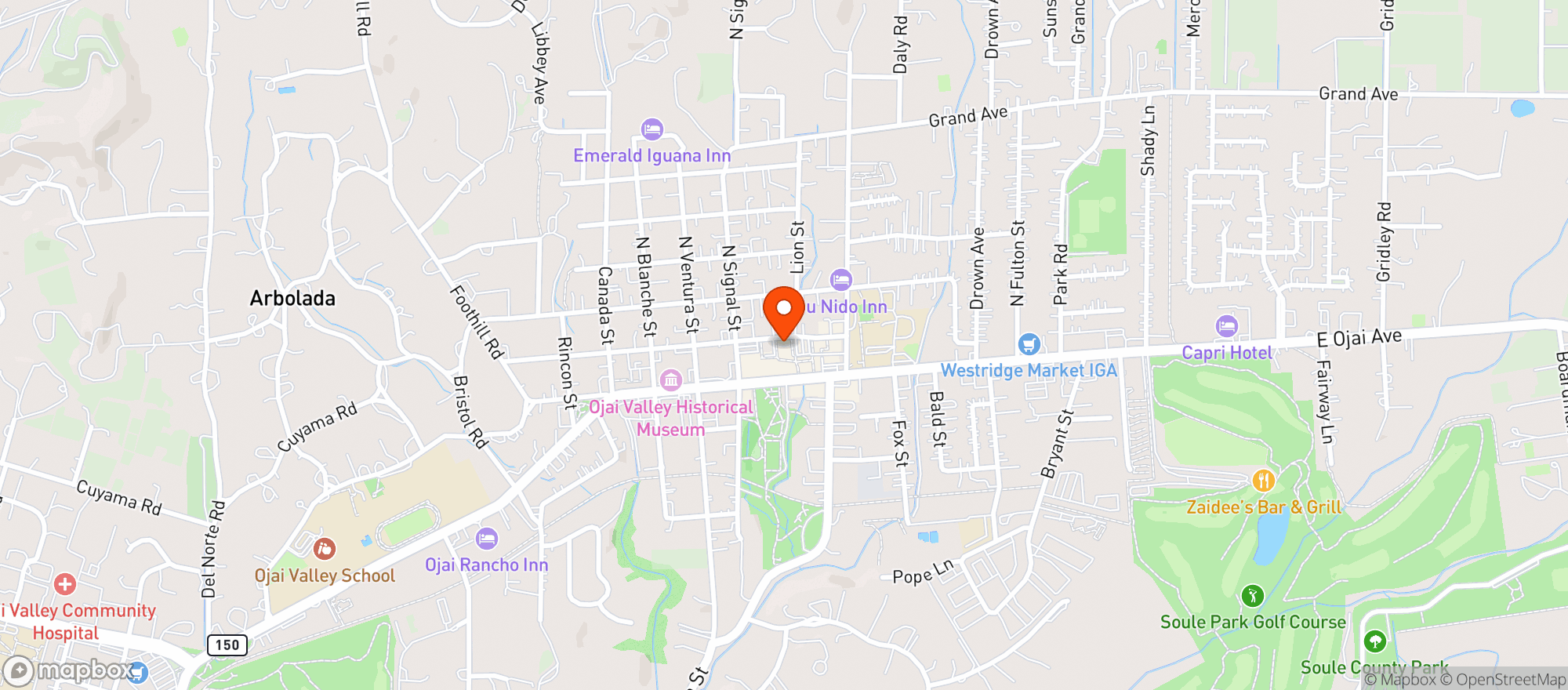 Map showing Love Social
