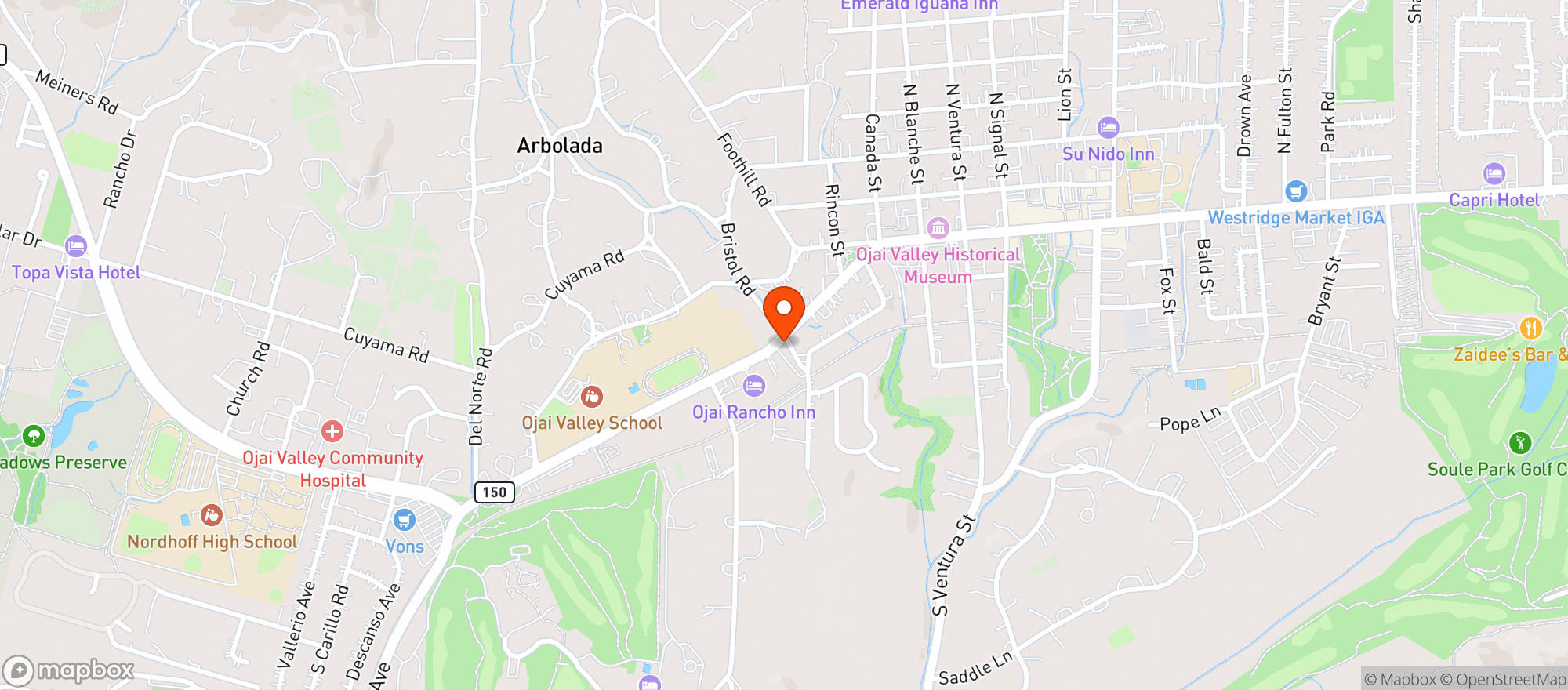 Map showing Chiefs Peak