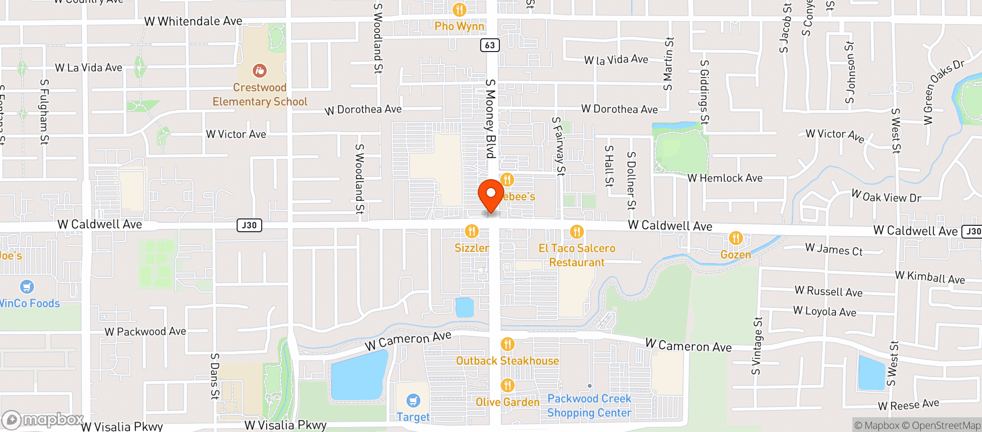 Map showing Sprouts Farmers Market