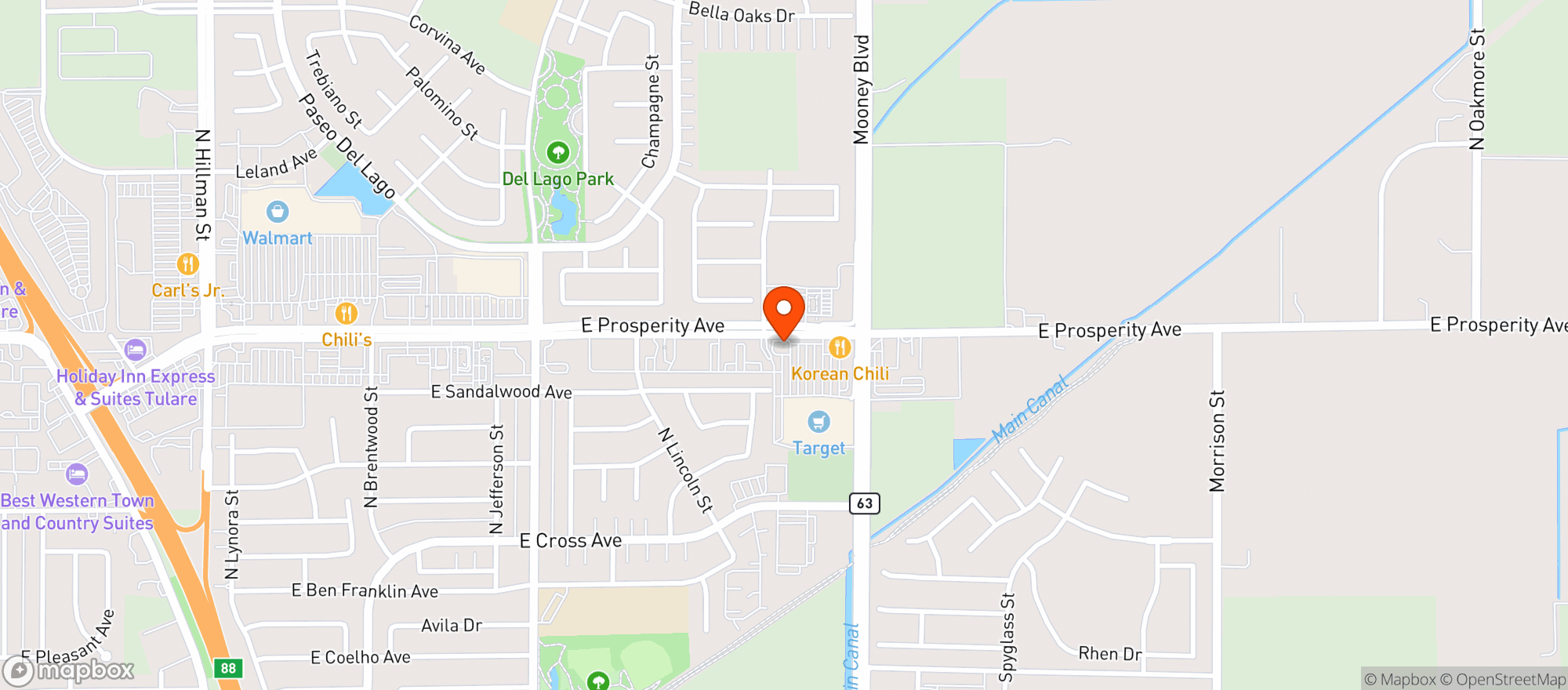 Map showing Gnc