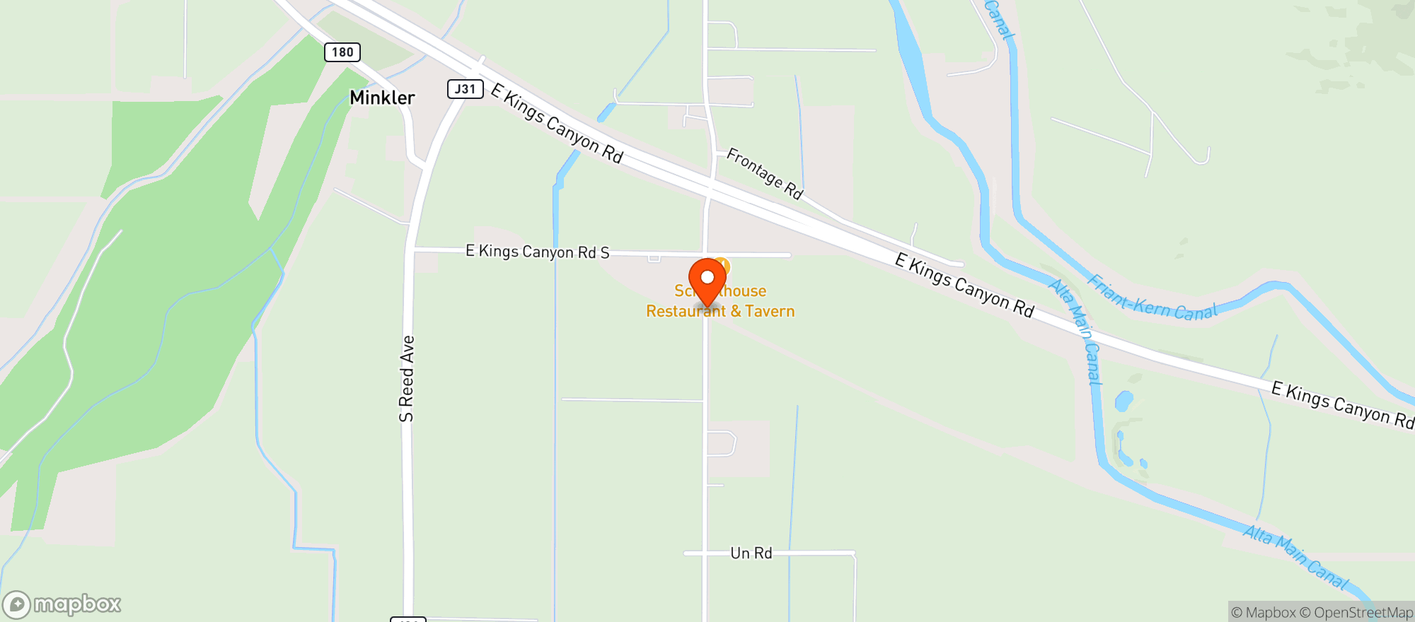 Map showing School House Rest