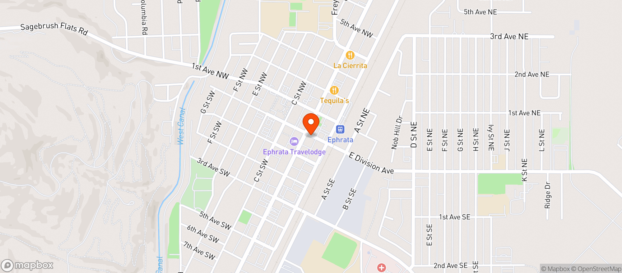 Map showing Tj Harleys