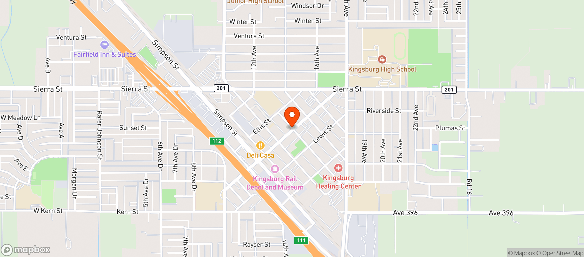 Map showing Roadhouse