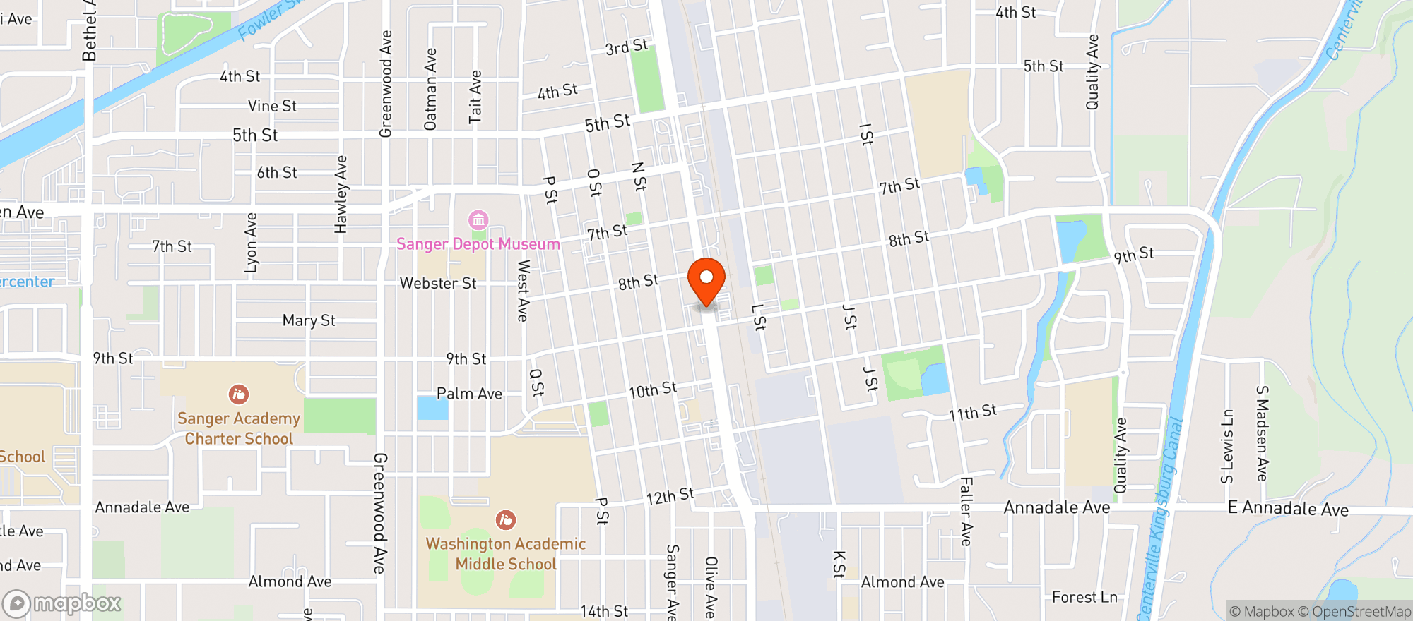 Map showing Fastrip