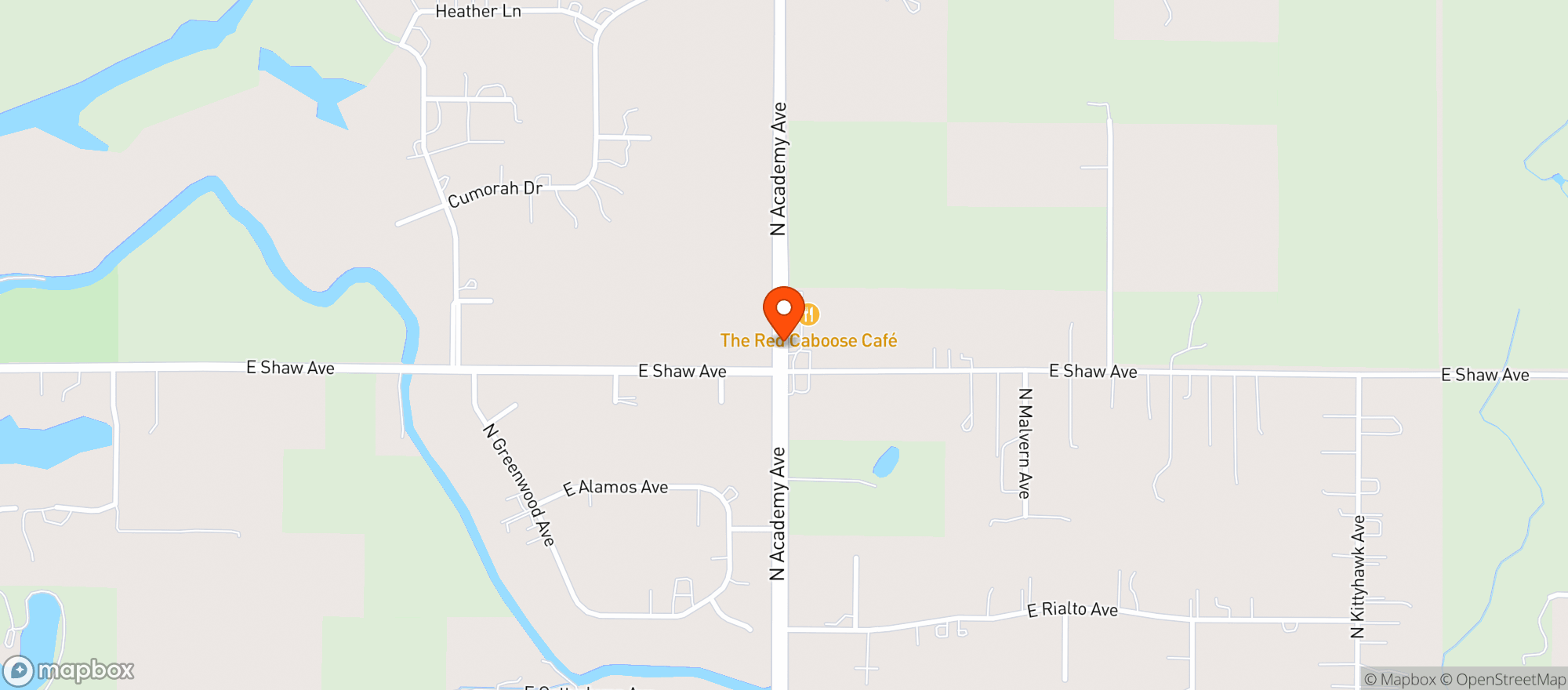 Map showing Loma Vista Market