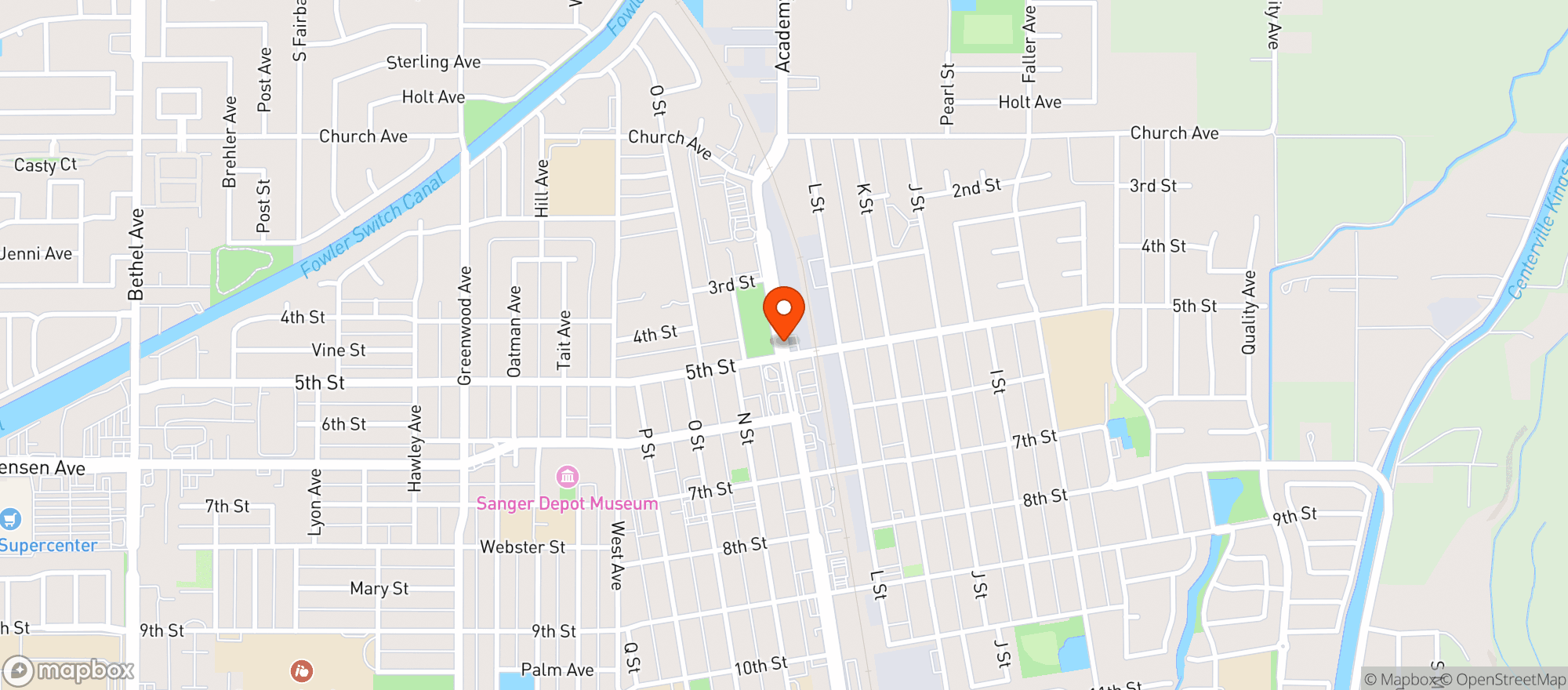 Map showing Ampm