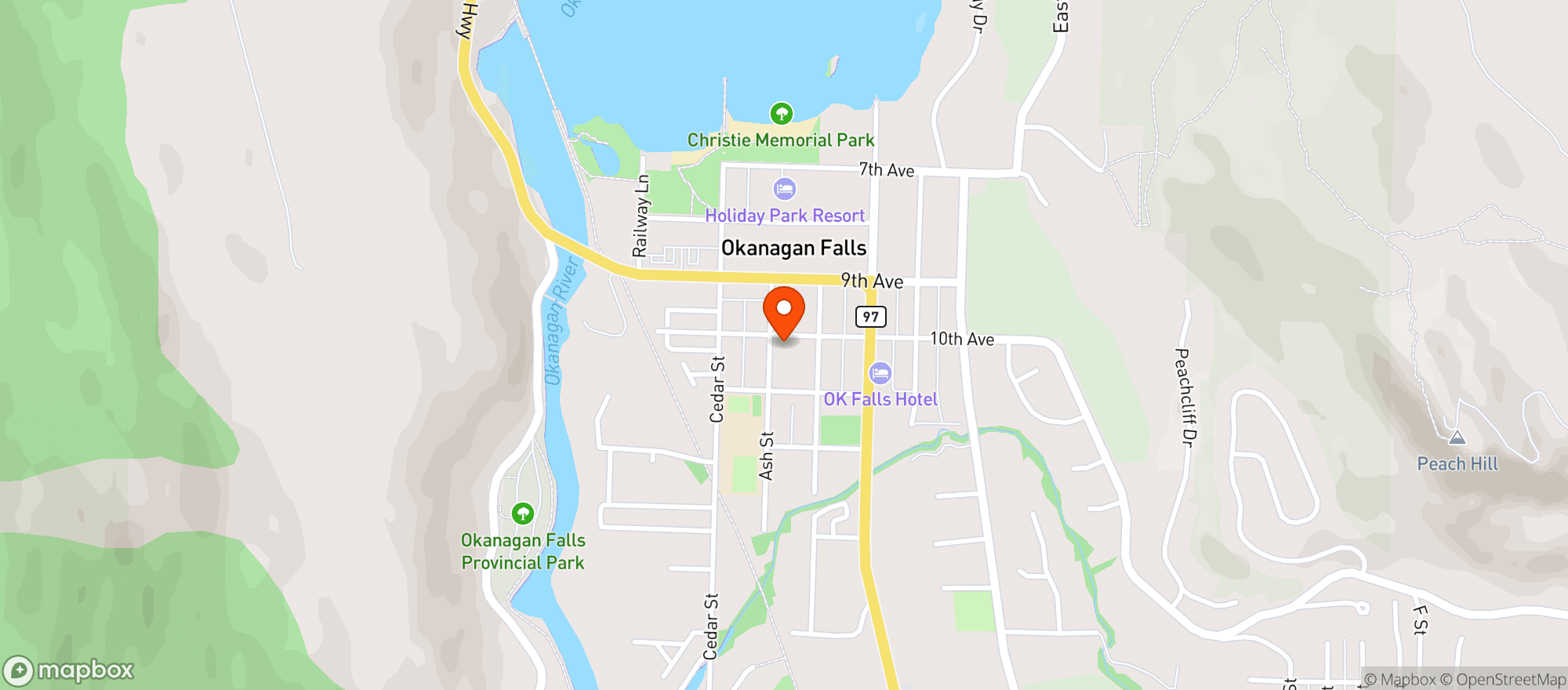 Map showing Little Falls Foods