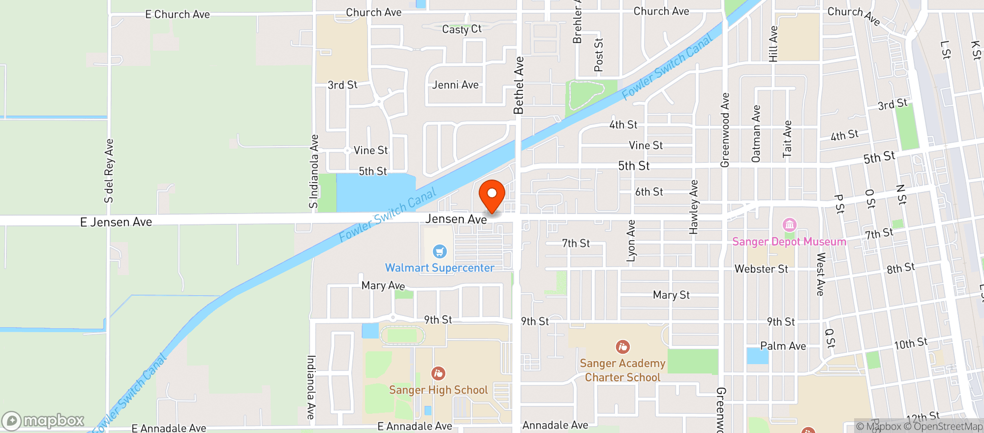 Map showing Grocery Outlet Bargain Market